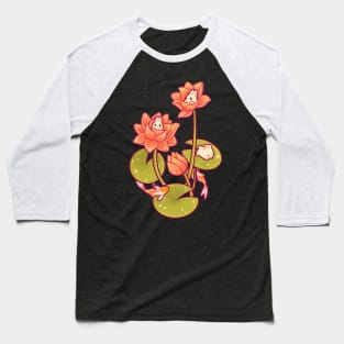 Lotus Bunnies Baseball T-Shirt